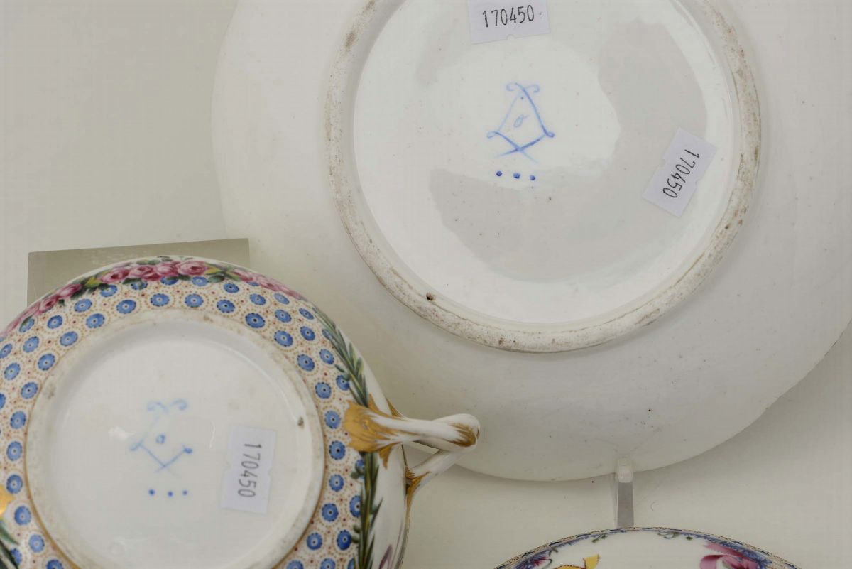 Tazza da Brodo con Sottopiatto Sèvres, XIX Secolo