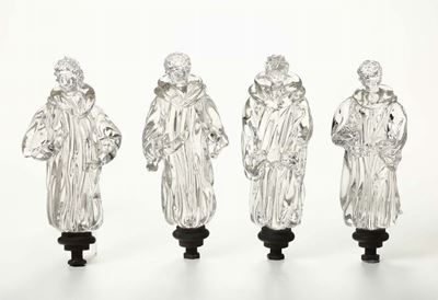 Quattro Figure di Santi di Cristallo