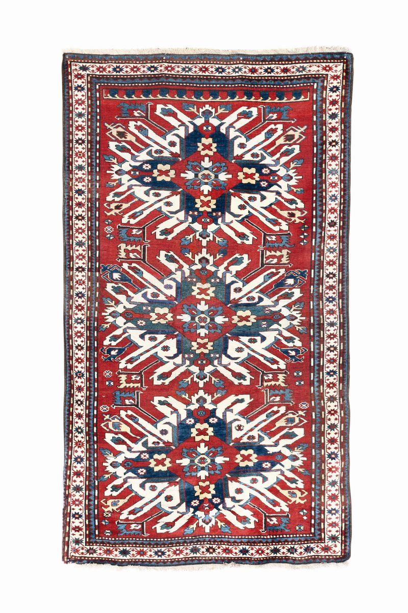 Tappeto caucasico Kazak ad aquile, fine XIX secolo  - Auction Fine Carpets - Cambi Casa d'Aste