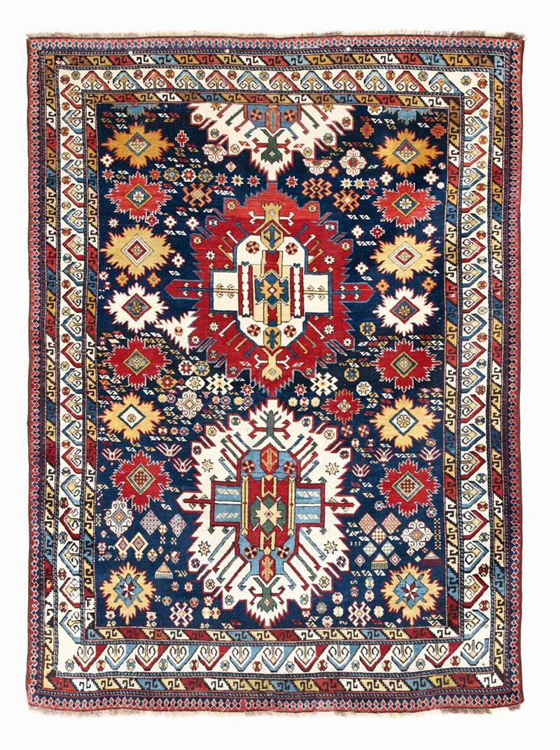 Tappeto caucasico Shirvan Zeiwa, fine XIX secolo  - Auction Fine Carpets - Cambi Casa d'Aste