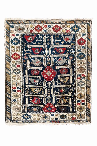 Tappeto Caucasico Shirvan Kuba, Fine XIX Inizio XX Secolo