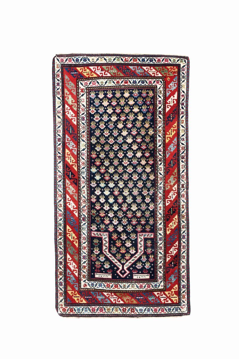 Tappeto caucasico Shirvan, inizio XX secolo datato  - Auction Fine Carpets - Cambi Casa d'Aste