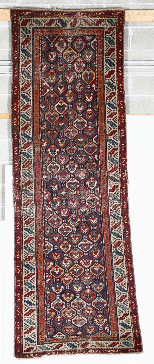 Passatoia Shirvan Caucaso fine XIX secolo  - Auction Timed Fine Art - I - Cambi Casa d'Aste