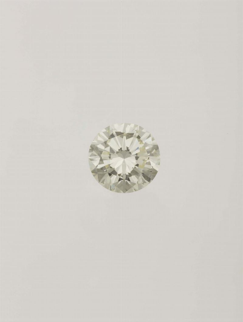Unmounted brilliant-cut diamond weighing 3.20 carats  - Auction Fine Jewels - Cambi Casa d'Aste