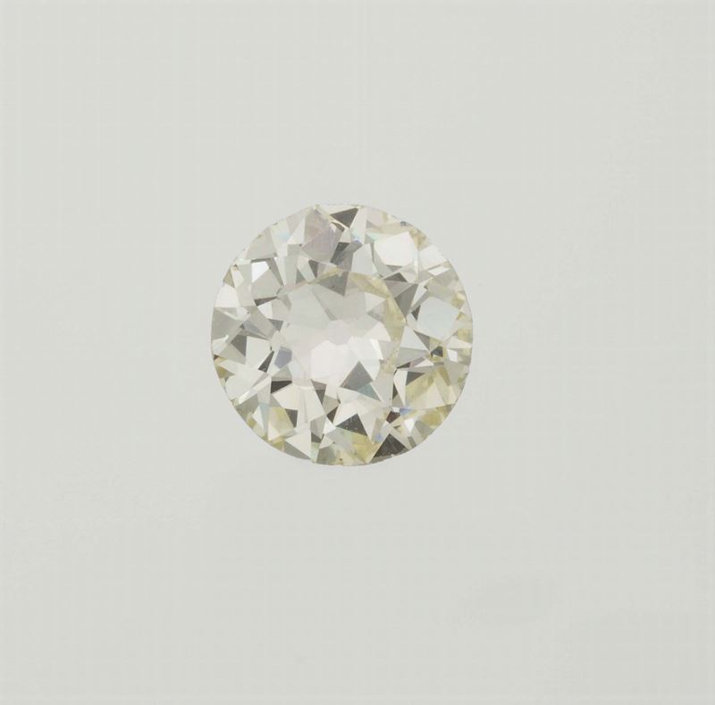 Unmounted old-cut diamond weighing 4.65 carats  - Auction Fine Jewels - Cambi Casa d'Aste