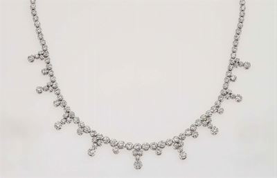 Girocollo con Diamanti per Ct 17,00 Circa
