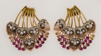 Clips con Diamanti e Pietre Sintetiche