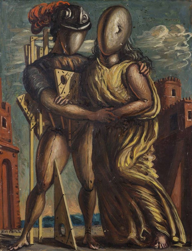 Giorgio De Chirico (1888-1978)ettore e Andromaca, 1955