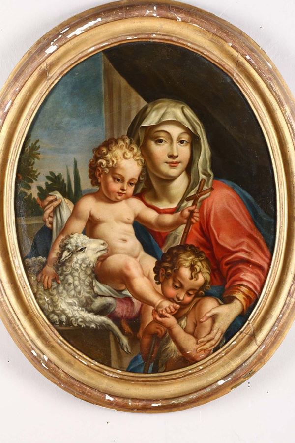 Scuola del XIX secolo Madonna con Bambino