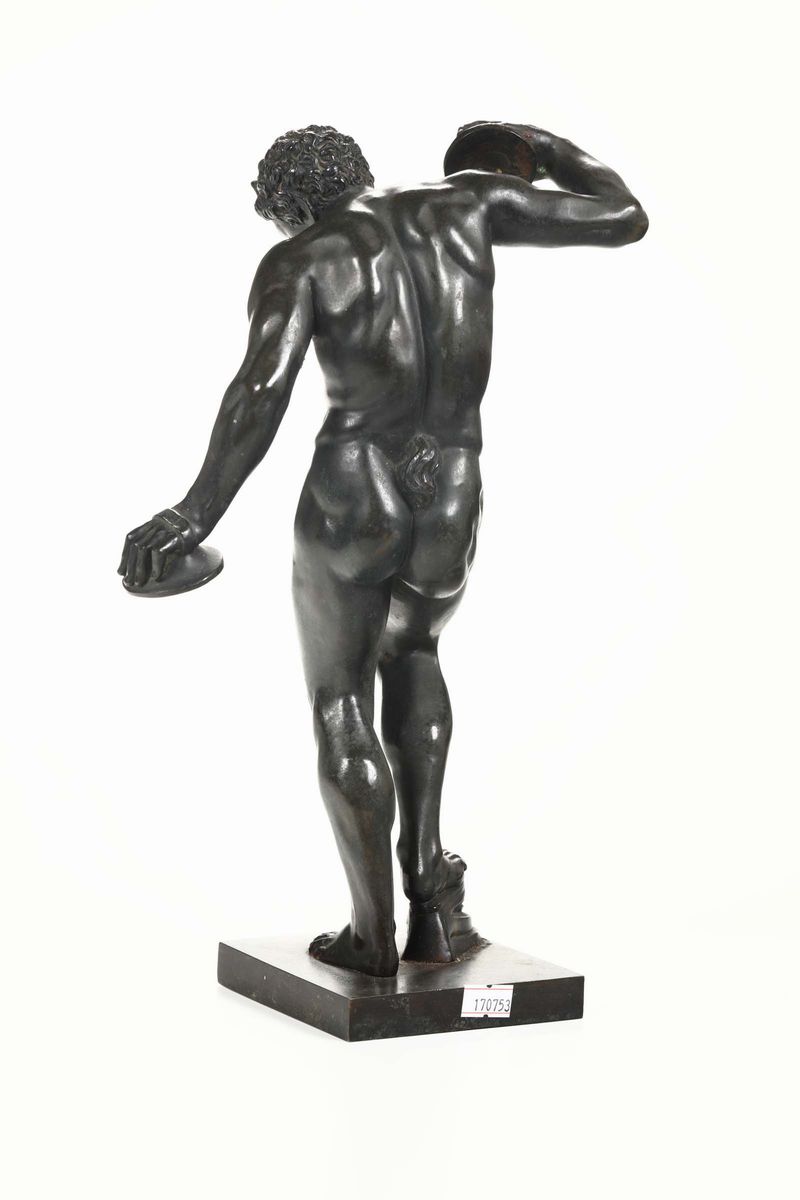Statua in Bronzo Raffigurante Nudo Maschile, XIX Secolo
