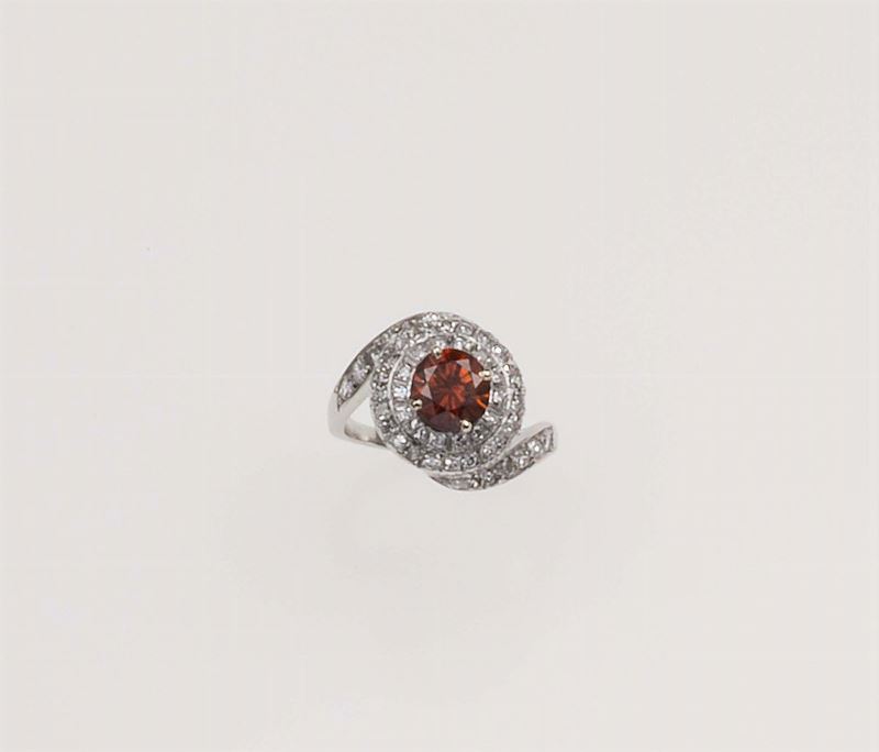 Fancy diamond ring  - Auction Fine Jewels - Cambi Casa d'Aste