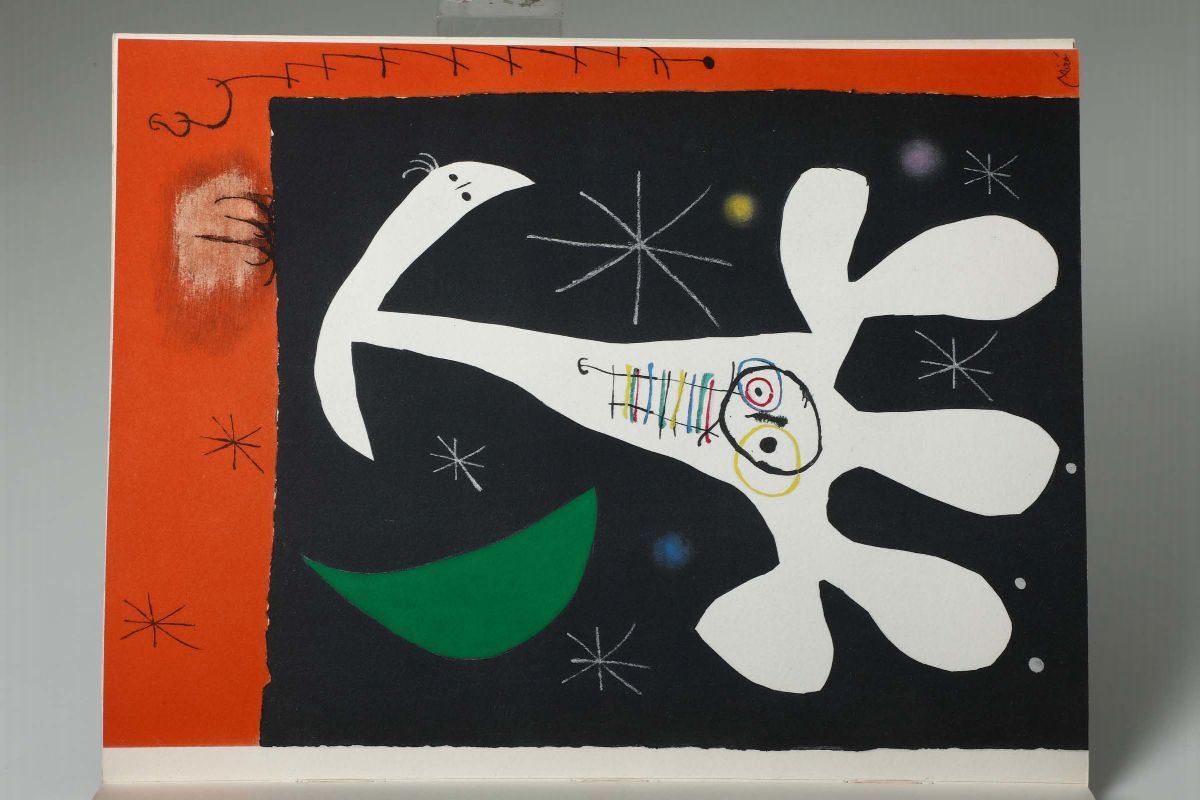 Mirò, Joanoiseau Solaire, Oiseau Lunaire, Étincelles..new York, Pierre Matisse Gallery, Novembre ...