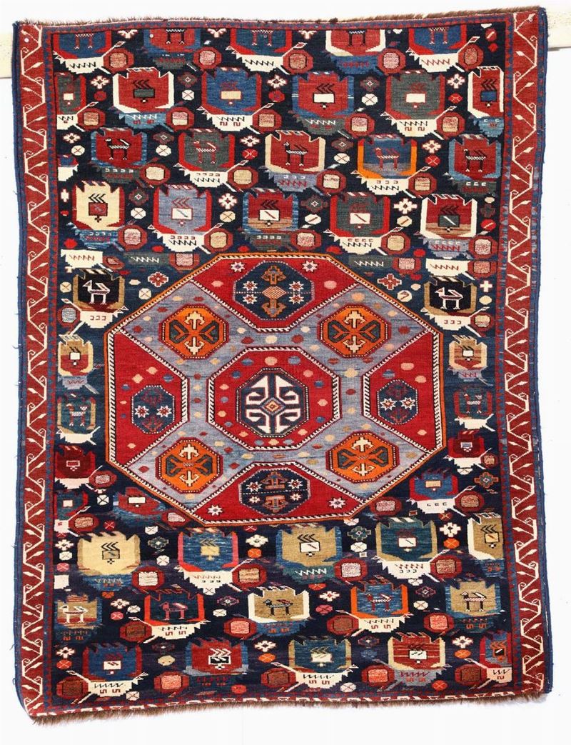 Tappeto Shirvan Caucaso inizio XX secolo  - Asta Asta a Tempo Antiquariato - I - Cambi Casa d'Aste