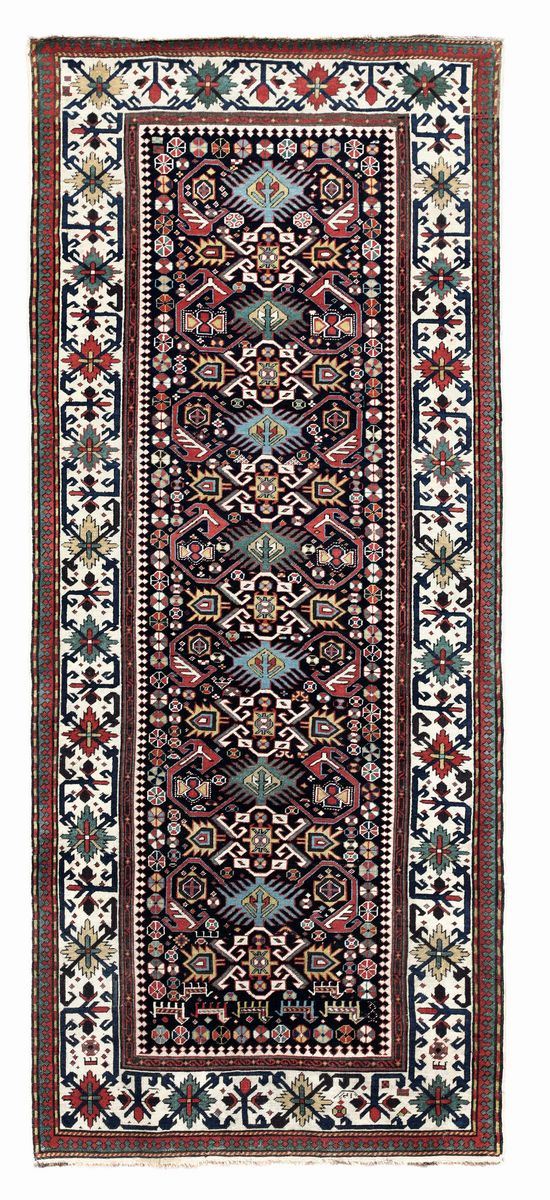 Tappeto caucasico Shirvan Kuba, seconda metà XIX secolo  - Auction Fine Carpets - Cambi Casa d'Aste