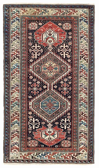 Tappeto Caucasico Shirvan Kuba, Fine XIX Secolo