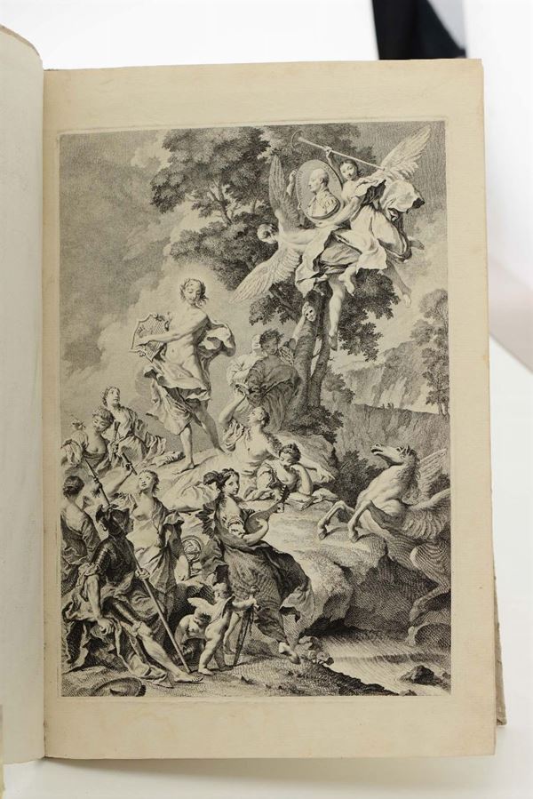 Piazzetta, Giambattista Raccolta dei rami illustrativi della Gerusalemme Liberata edita in Venezia da Giambatista Albrizzi nel 1745
