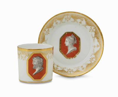 Tazza con Piattino Parigi, Nast, Fine del XVIII Secolo