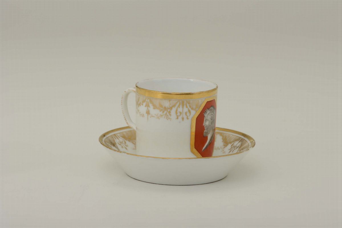 Tazza con Piattino Parigi, Nast, Fine del XVIII Secolo