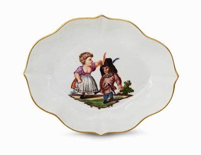 Piattino Ovale Meissen, 1740-45