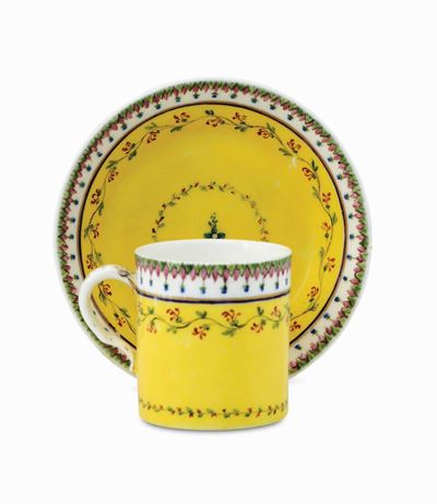 Tazza con Piattino Sèvres, 1787