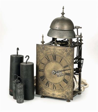 Orologio a Lanterna in Metallo Dorato, XVIII Secolo