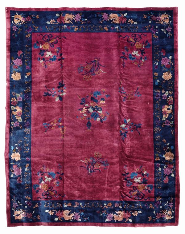 A Bejing carpet China early XX century