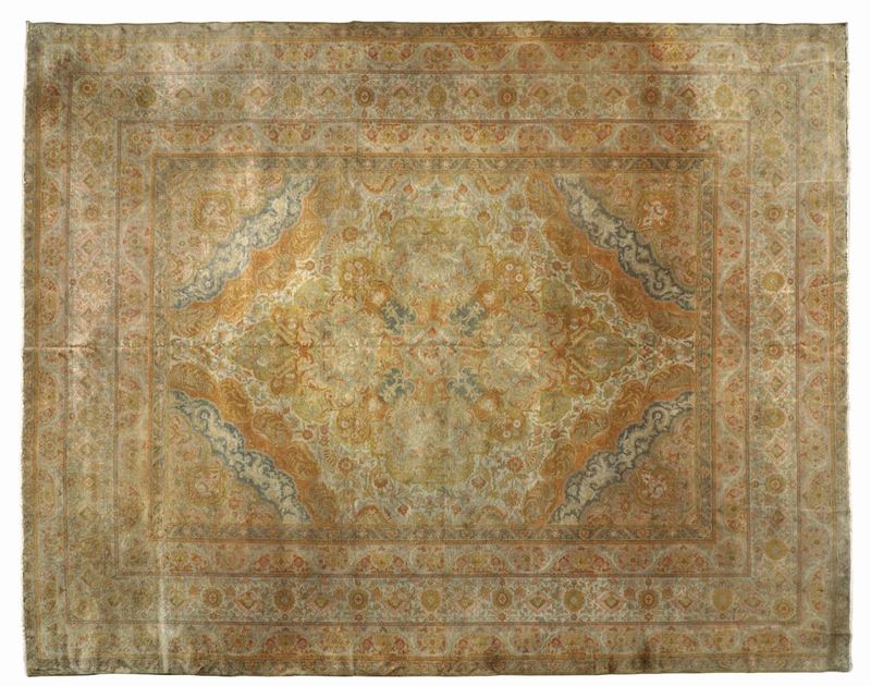 Tappeto indiano Amritzar, fine XIX inizio XX secolo  - Auction Fine Carpets - Cambi Casa d'Aste