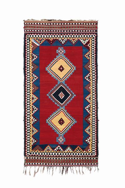 Kilim Sud Persia Quasquai Fine XIX Secolo