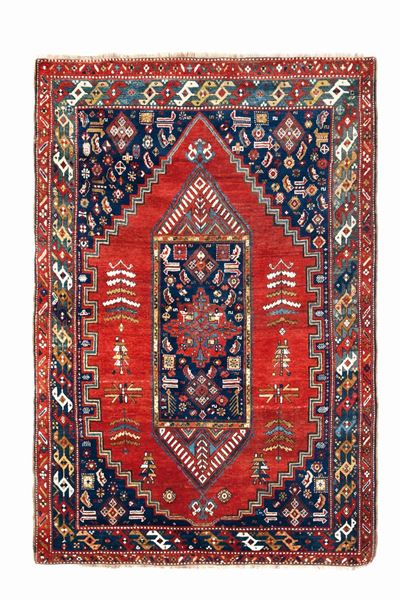 Tappeto Nord Persia Sud Caucaso Shasavan, Inizio XX Secolo