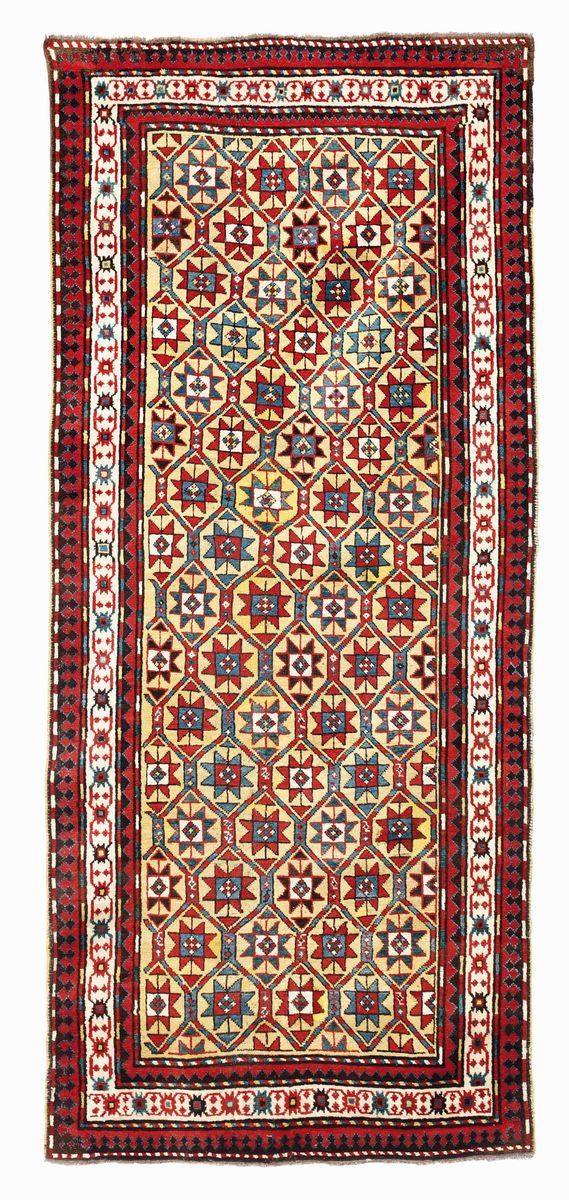 Tappeto caucasico Gandje, fine XIX secolo  - Auction Fine Carpets - Cambi Casa d'Aste