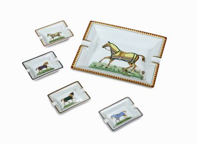 Cinque Posacenere Hermès Limoges, Verso la Fine del XX Secolo