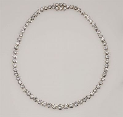 Rivière con Diamanti Taglio Brillante per Ct 35,00 Circa