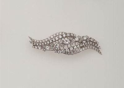 Spilla con Diamanti Taglio Brillante e Marquise