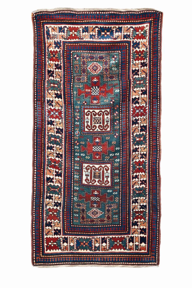 Tappeto caucasico Kazak, fine XIX secolo  - Auction Fine Carpets - Cambi Casa d'Aste