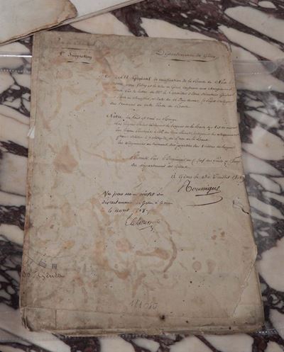Genova- Carte Topografiche Manoscritte Epoca Napoleonicaroussigne’, Jean Charles (troyes 1762-?)