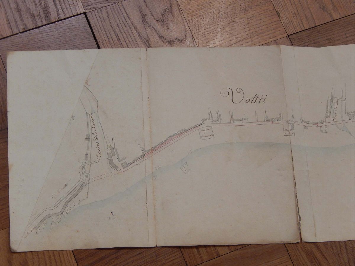 Genova- Carte Topografiche Manoscritte Epoca Napoleonicaroussigne’, Jean Charles (troyes 1762-?)