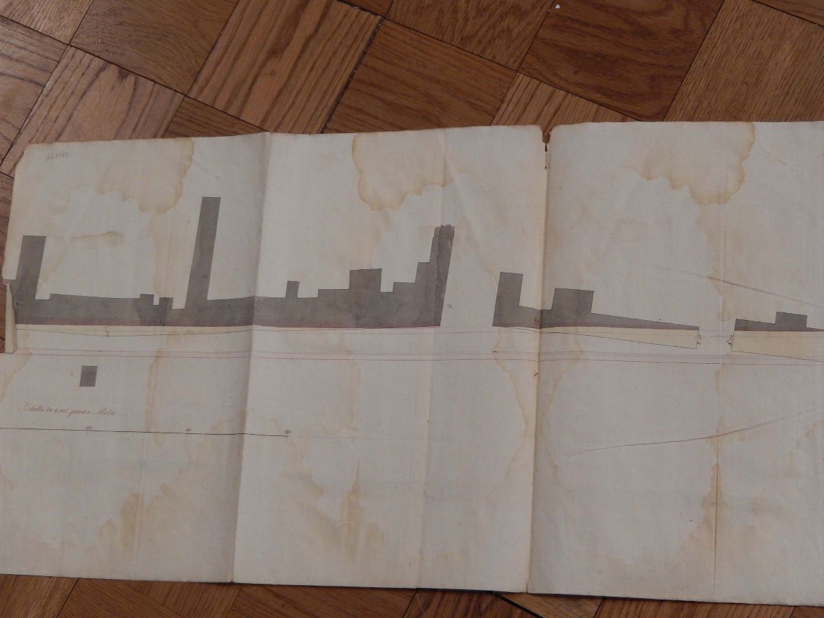 Genova- Carte Topografiche Manoscritte Epoca Napoleonicaroussigne’, Jean Charles (troyes 1762-?)