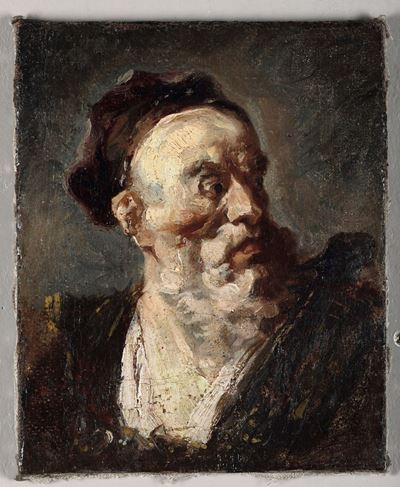 Jan Honore Fraconard (grasse 1732 - Parigi 1806), Attribuito Atesta di Vecchio