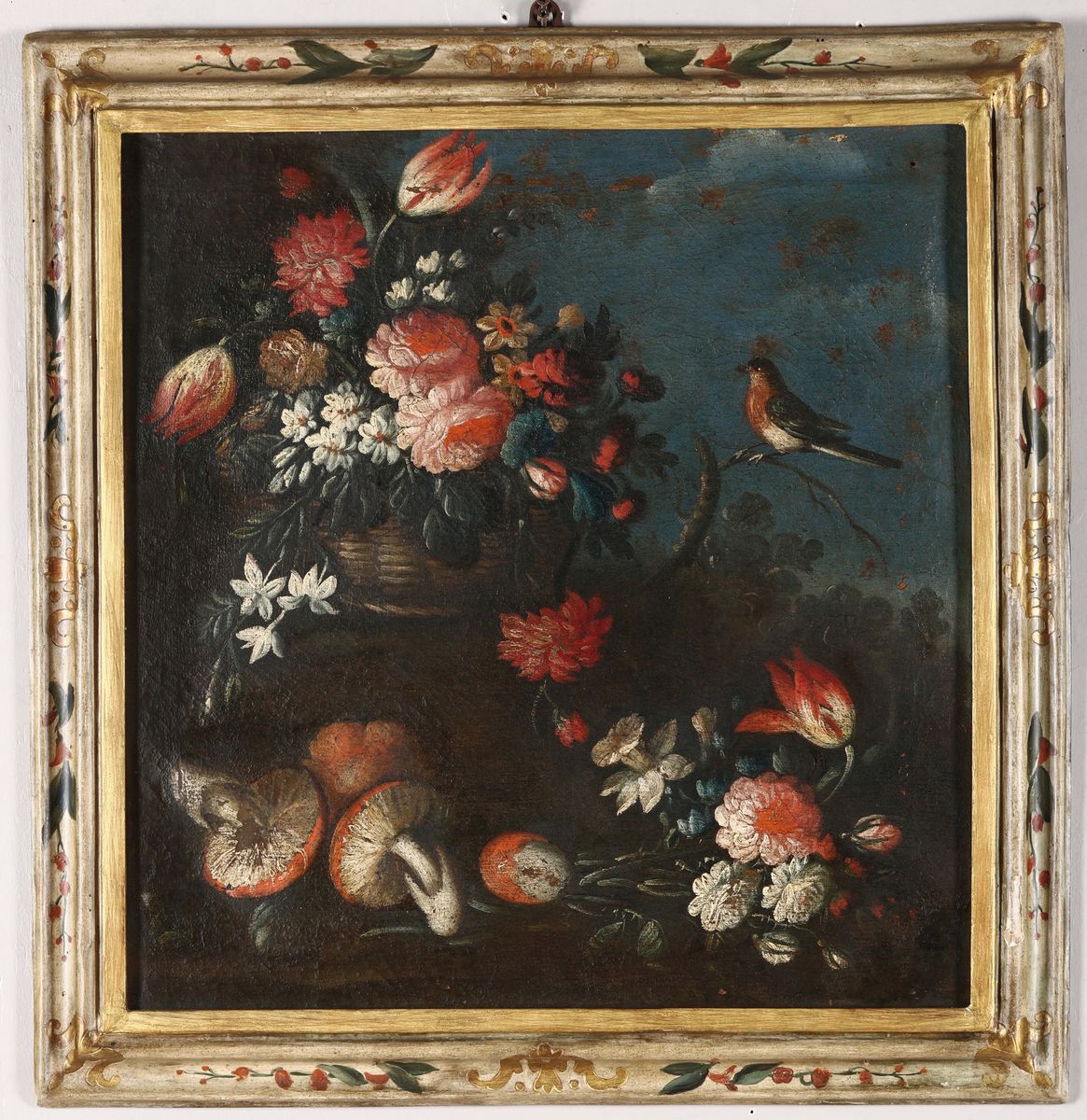 Scuola del XVIII Secoloquattro Nature Morte con Frutta e Animali
