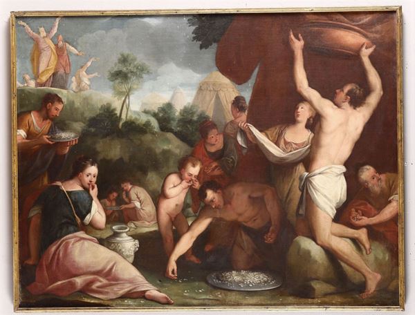 Gregorio Lazzarini (Venezia 1657 - Badia Polesine 1730) La raccolta della manna