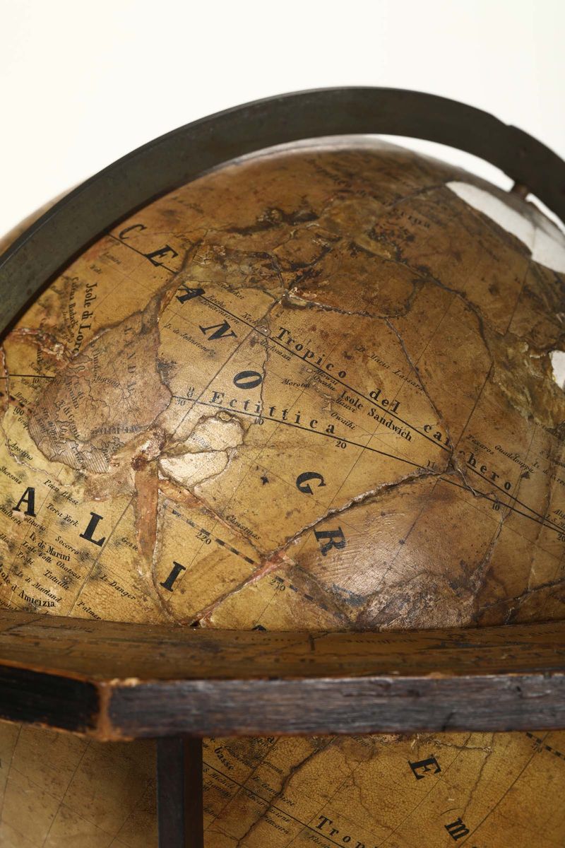 Mappamondo Terrestre, Fine XIX Secolo, Edizione di C. Abel Klinger