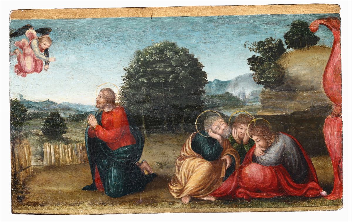 Scuola del XVI-XVII Secoloscene dalla Passione di Cristo