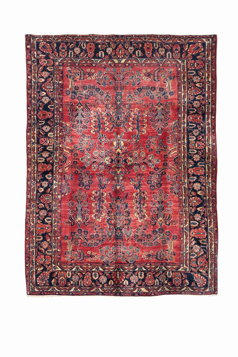 Tappeto persiano Sarouk inizio XX secolo  - Auction Fine Carpets - Cambi Casa d'Aste