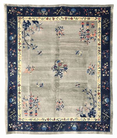 Tappeto Cinese Deco 1920 Circa
