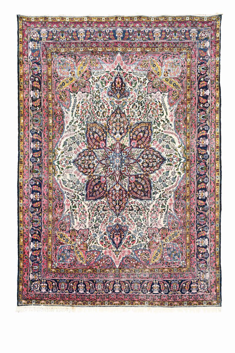Tappeto persiano Khorassan inizio XX secolo  - Auction Fine Carpets - Cambi Casa d'Aste