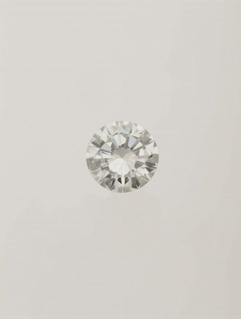 Unmounted brilliant-cut diamond weighing 3.16 carats  - Auction Fine Jewels - Cambi Casa d'Aste