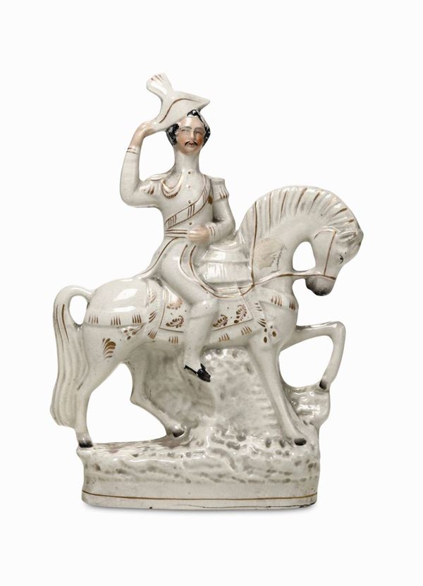 Figurina del principe Alberto Inghilterra, Staffordshire, periodo vittoriano, XIX secolo