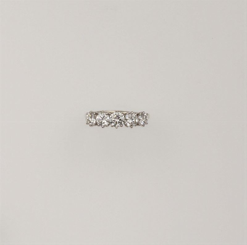 Brilliant-cut dimond ring  - Auction Fine Jewels - Cambi Casa d'Aste