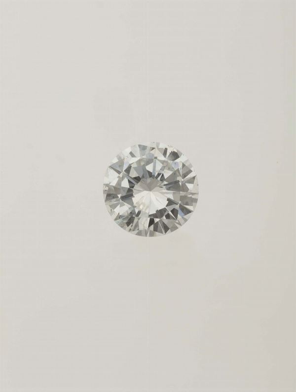Unmounted brilliant-cut diamond weighing 4.05 carats