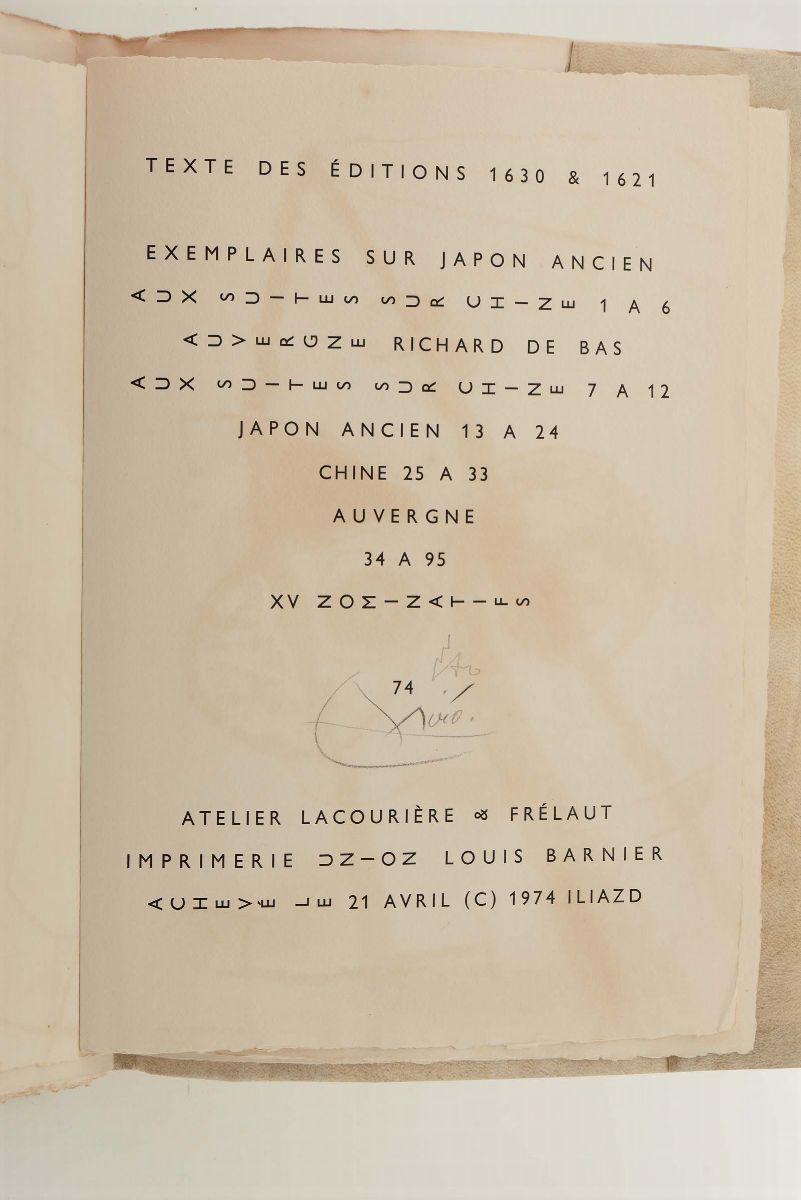 Mirò,joanandrien De Monluc,dit Comte De Cramail,le Courtesan Grotesque,illliazd,paris,1974